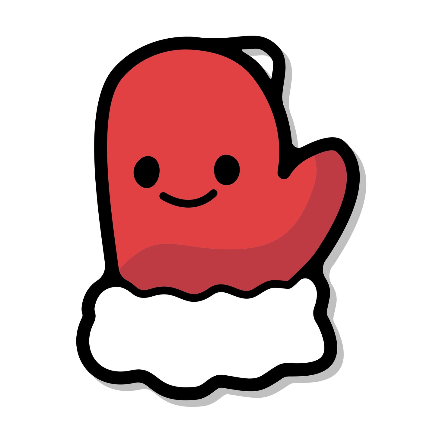 Santa Mitten Magnet