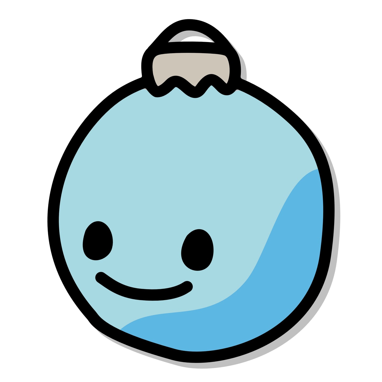 Blue Christmas Ornament Magnet