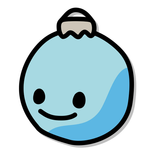 Blue Christmas Ornament Magnet