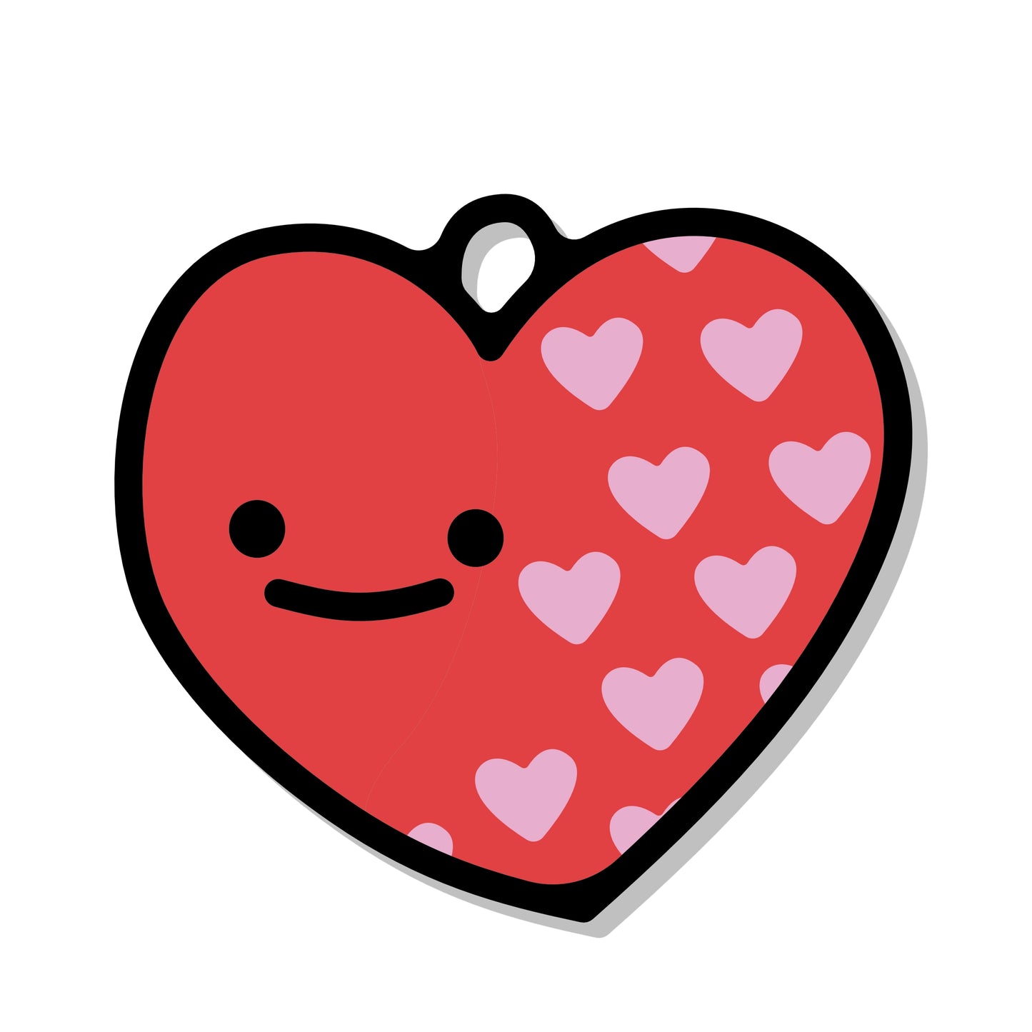 Valentines Pink Hearts Magnet
